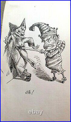 RARE MID VICTORIAN MR PUNCH ORIGINAL HAND DRAWN CARTOON Edward Linley Sambourne