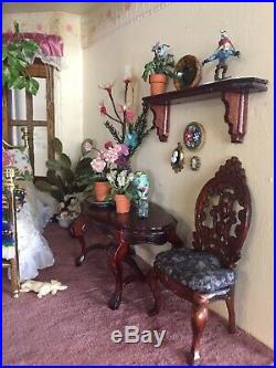 RARE Victorian Fully Furnished Hand Made Doll House YOU HAVE TO SEE THIS