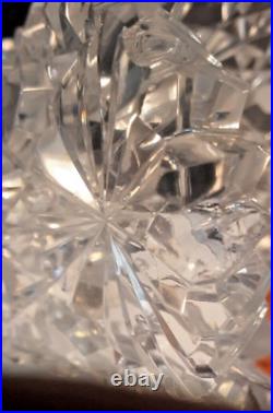 Rare Abp Mt Washington Cut Crystal Russian Pattern 16 Cornucopia / Vase