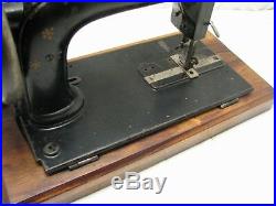 Rare Antique New Shuttle Sewing Machine Hand Crank Victorian