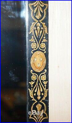 Rare Circa 1840 Victorian Hand Painted Mirror Lovely Size Stunning Decoration