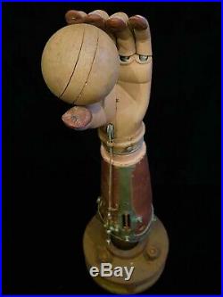 Rare Prostetric Arm With Articulated Hand From The Victorian Era