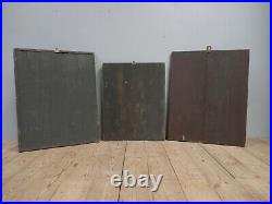 Rare Trio Antique Vintage Victorian AOF Honours Boards Signs Gilt Hand Painted