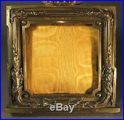 SUPERB LARGE 19th. CENTURY PICTURE FRAME & HAND PAINTED PORCELAIN MINIATURE