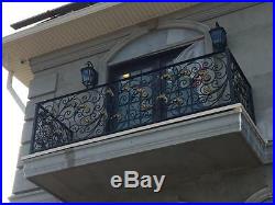 The Best Hand Made Wrought Iron Victorian Style Estate Railing Rk2