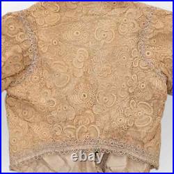 True Victorian Hand Made Battenburg Lace Jacket Antique Ivory Vintage 19th C