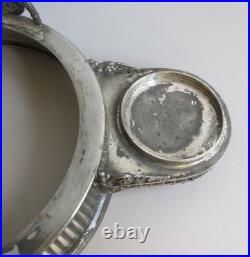 Unique Antique VICTORIAN Hand-Hammered Silverplate Water Tipping Urn, circa 1880