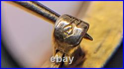 Victorian 10k Gold Classical Motif Hand-Carved Shell Cameo Brooch 2 Tone Gold