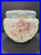 Victorian 1800s CF Monroe Wave Crest Large Biscuit Jar Hand Painted Floral