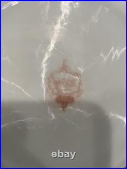 Victorian 1800s CF Monroe Wave Crest Large Biscuit Jar Hand Painted Floral