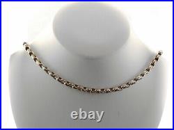Victorian Antique 1800's Rose Gold Hand Made Pocket Watch Chain Fob 13 Long