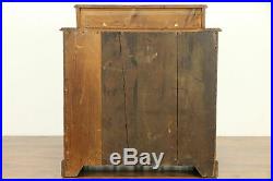 Victorian Antique 1860 Walnut Chest or Dresser, Hand Carved Pulls #30829