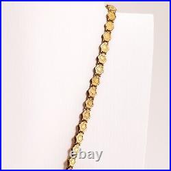 Victorian Antique Gold Filled Engraved Locket Book Chain Pendant Necklace 18