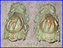 Victorian Billard Return Child Hand Pair
