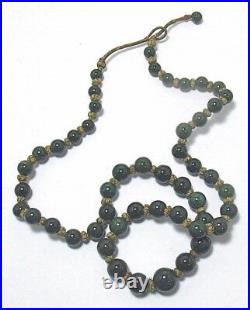 Victorian Bloodstone Necklace Hand Wrapped 28 Long