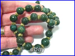 Victorian Bloodstone Necklace Hand Wrapped 28 Long