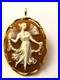 Victorian Cameo Pin in 14k Gold, 1910's, Vintage Jewelry