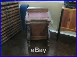 Victorian Davenport Ship Captains Desk Hand Carved Ornate Dovetailed AS FOUND