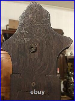 Victorian English Heavy Hand Carved Hall Tree Umbrella Stand Coat Rack Nice