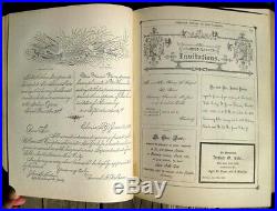 Victorian Etiquette Manners Cook Book 1887 Home Farm Hand Writing Penmanship