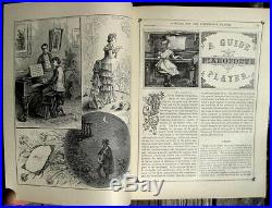 Victorian Etiquette Manners Cook Book 1887 Home Farm Hand Writing Penmanship