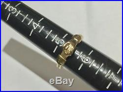 Victorian Fede Gimmel 14k 14Ct Yellow Gold Wedding Clasped hands betrothal Ring