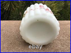 Victorian Glass Toothpick Holder Columned Ribs Patt. Smith Brothers 1890 Milk Gl