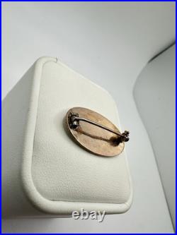 Victorian Gold Daughters Utah Hand Cart Pioneers LDS Brooch Pin VERY RARE Read