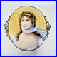 Victorian Gold Filled Hand Painted Porcelain Brooch Queen Louise Of Prussia