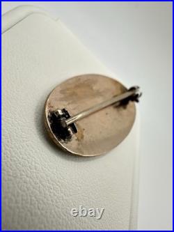 Victorian Gold Unsigned Daughters Utah Hand Cart Pioneers Brooch Pin RARE Read