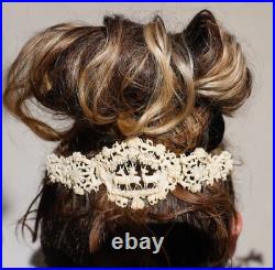 Victorian Hand Carved Bone Hair Comb