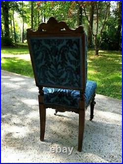 Victorian Hand Carved Chairs Set of 8