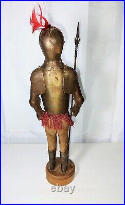 Victorian Hand Forged Suit Of Armor Knight Figure Partial Articulating