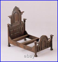 Victorian Hand Made Wood Doll Bed Fits 19 Doll Bru Jumeau Kestner Steiner