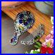 Victorian Hand Mirror With Comb Butterfly Antique Foldable Mirror Comb Set