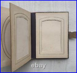 Victorian Hand Painted Album for Cartes de Visite 1880's Unused