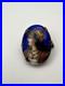 Victorian Handmade Sterling Silver Portrait Hand Painted Brooch