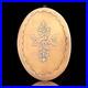 Victorian Mourning Brooch Hand Engraved Gold Filled Cross Forget Me Not Antique