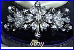 Victorian Sterling Silver Enamel Daffodil Brooch Antique Petite Floral Pin Vtg