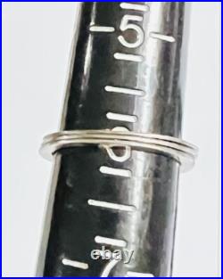 Victorian Sterling Silver Fede Gimmel RARE HEART 3 Part Clasped Hand Ring Sz 6