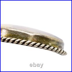 Victorian hand-painted porcelain portrait boy brooch, twisted rope silver frame