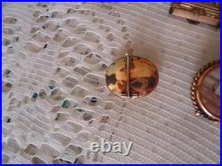 Victorian mourning jewelry, Hair Brooch, Locket, Hand Pendant, Bar Pin, Stick Pin
