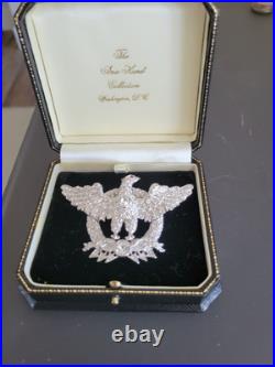 Vintage Ann Hand Victorian Eagle Pin Brooch NIB 3x2