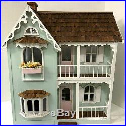 Vintage Cambridge Whitney Wood Charming Victorian Dollhouse 112 Hand Built