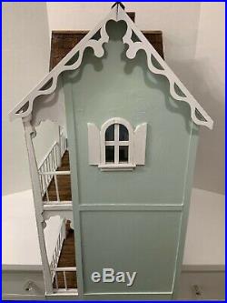 Vintage Cambridge Whitney Wood Charming Victorian Dollhouse 112 Hand Built