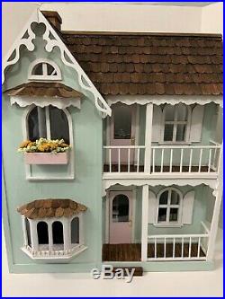 Vintage Cambridge Whitney Wood Charming Victorian Dollhouse 112 Hand Built