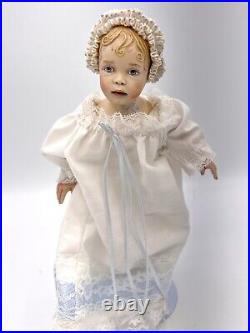 Vintage Kathy Redmond Artist Doll Bisque Hand Painted Victorian Girl Toddler 10