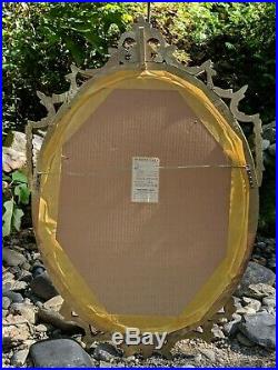 Vintage Stroupe Co Thomasville Hand-carved Victorian Rococo Giltwood Wall Mirror