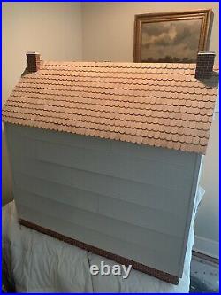 Vintage Victorian Hand Built Electrified Dollhouse 112 Scale