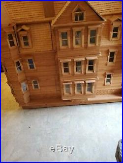 Vintage Victorian Real Wood Dollhouse LARGE Hand Made 6' x 6' x4' Local Pickup